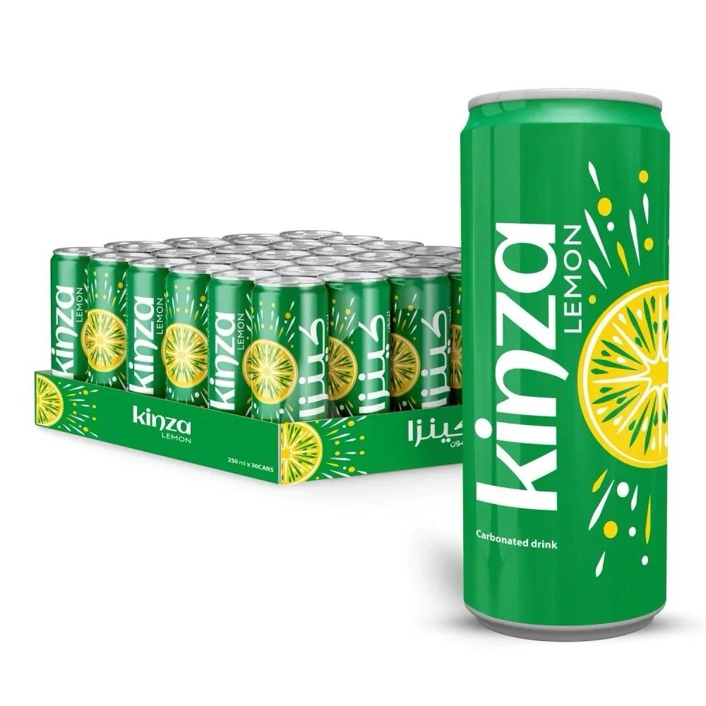 Kinza Lemon 250ml x 30pcs – Qtawseel