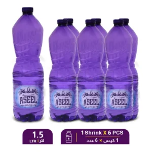 Aseel Water 1.5 LTR – 1 Shrink X 6 PCS