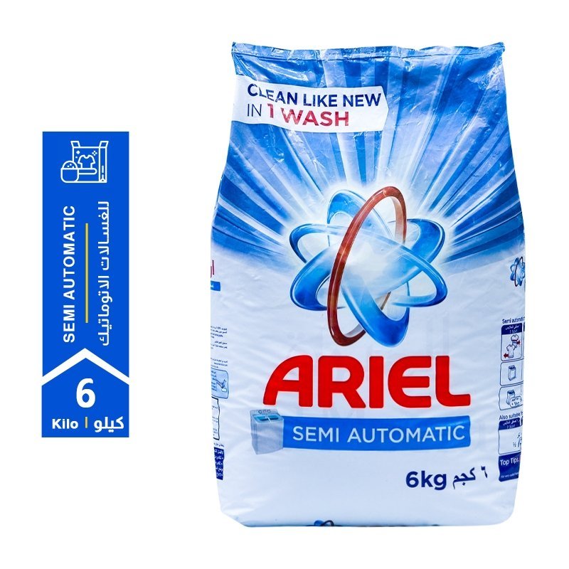 Ariel-Laundry-Powder-Detergent-Original-–-6kg-1-1.jpg Ariel Semi Automatic Detergent Powder Original 6Kg - Image 1