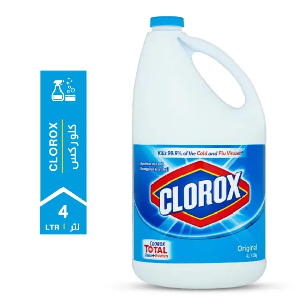 Clorox Liquid Bleach Original - 4 LTR