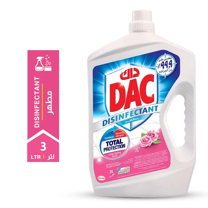 Dac-Disinfectant-Total-Protection-Rose-3-LTR.webp Dac Disinfectant Total Protection Rose 3 LTR - Image 1