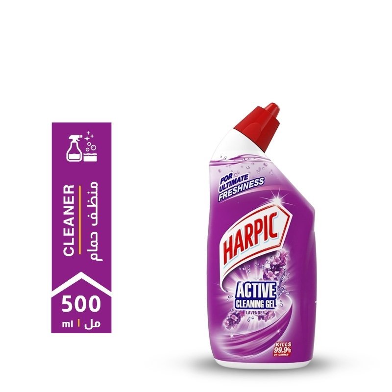 Harpic-Active-Fresh-Lavender-500ml-1-1.jpg Harpic Active Fresh Lavender 500ml - Image 1