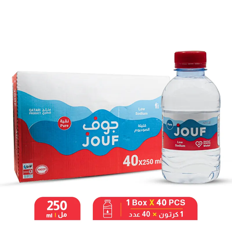 Jouf-Water-250ml-1-Box-X-40-PCS-1-1.webp Jouf Water 250ml – 1 Box X 40 PCS - Image 1
