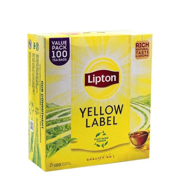 Lipton Yellow Label - 1 Box X 100 PCS