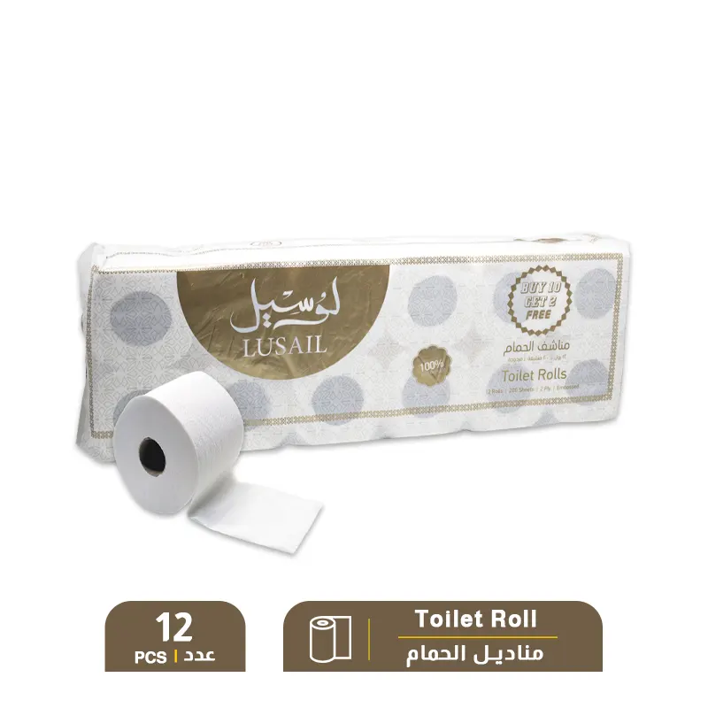 Lusail-Toilet-Roll-–-1-Shrink-X-12-PCS.webp Lusail Toilet Roll – 1 Shrink X 12 PCS - Image 1