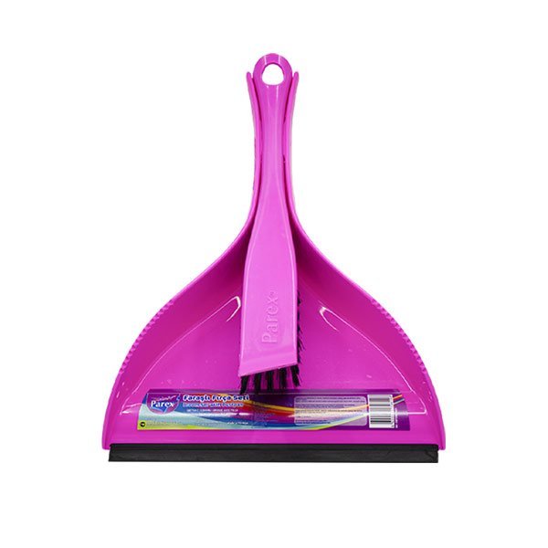 Parex-Brush-Set-With-Dust-Shovel-1-1.jpg Parex Brush Set With Dustpan Colorful - Image 1