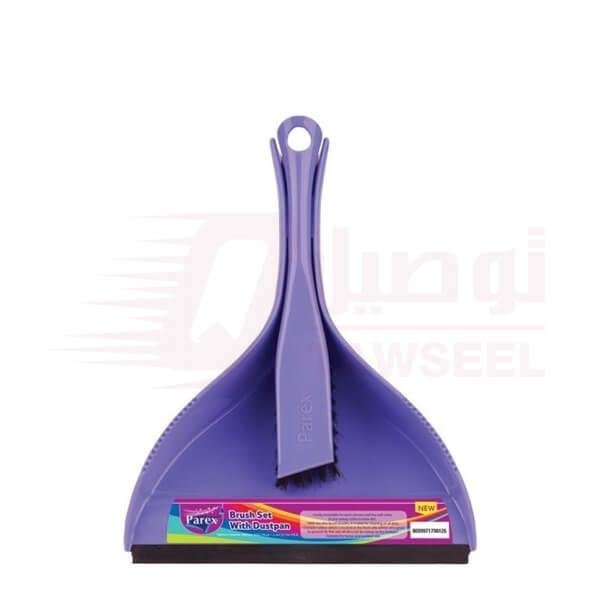 Parex-Brush-Set-With-Dustpan-1-1.jpg Parex Brush Set With Dustpan (Assorted) - Image 1