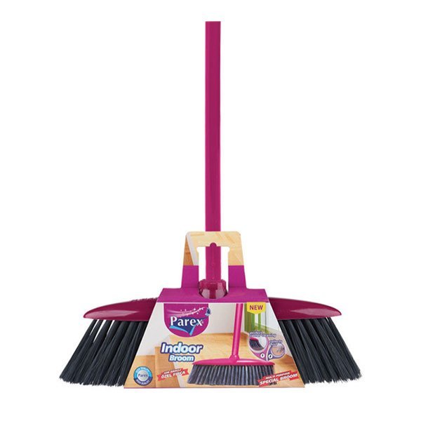 Parex-Indoor-Broom-With-Handle-2.jpg Parex Indoor Broom With Handle - Image 1