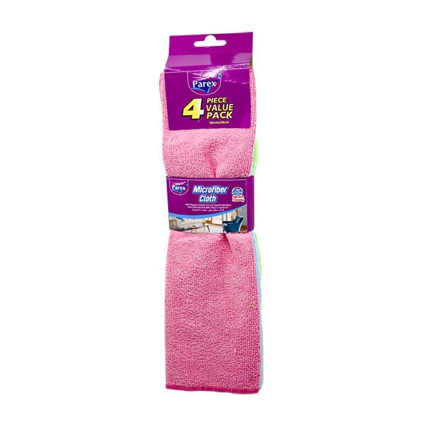 Parex-Microfiber-Cloth-4-PCS-1.jpg Parex Microfiber Cleaning Cloth 4 PCS Value Pack - Image 1