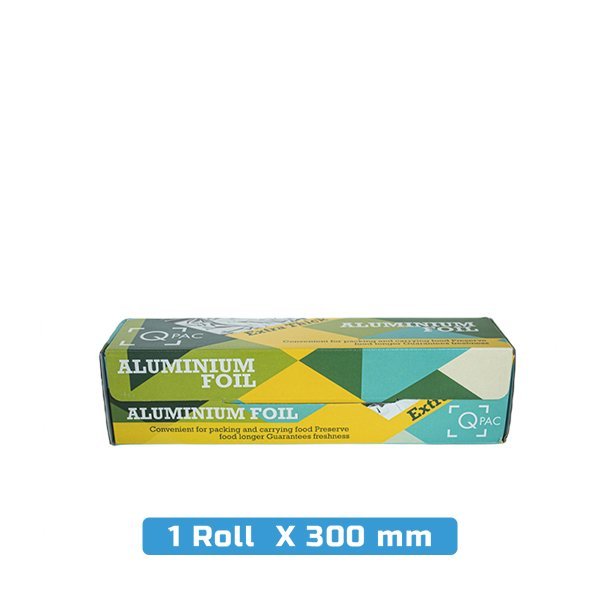 Qpac-Aluminium-Foil-Extra-Thick-1-Roll-X-300mm-1.jpg Qpac Aluminium Foil Extra Thick - 1 Roll X 300mm - Image 1