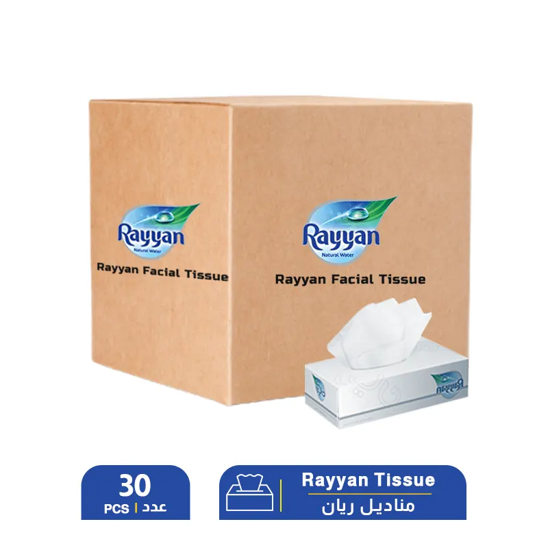 Rayyan-Facial-Tissue-1-Box-X-30-PCS.webp Rayyan Facial Tissue - 1 Box X 30 PCS - Image 1