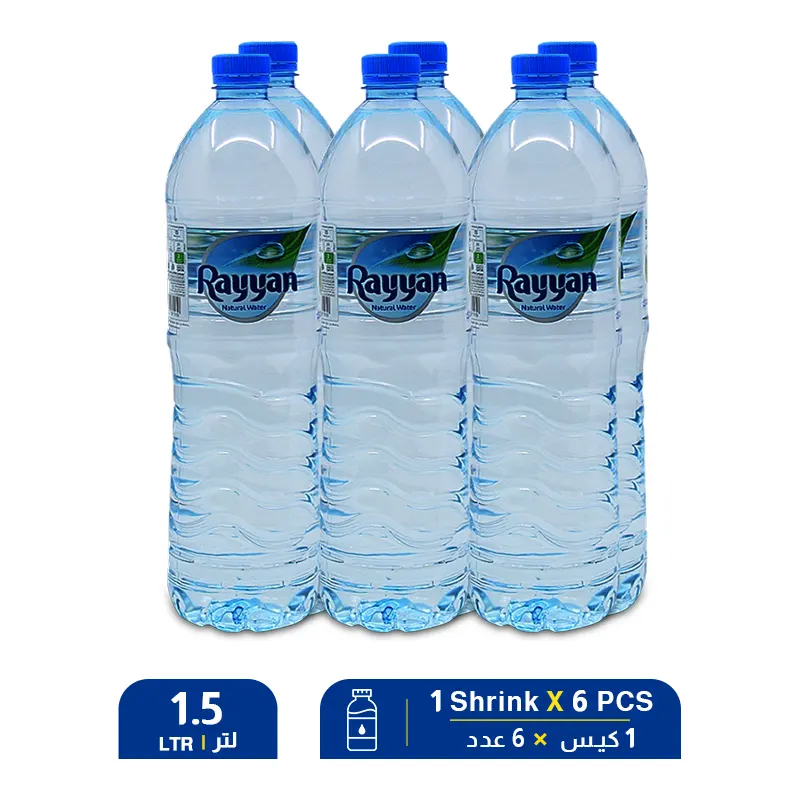 Rayyan-Water-1.5-LTR-1-Shiring-X-6-PCS-1-1.webp Rayyan Water 1.5 LTR – 1 Shrink X 6 PCS - Image 1