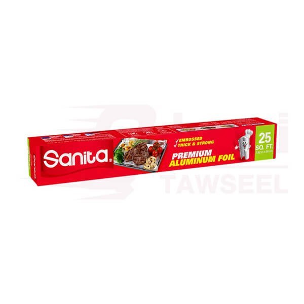 Sanita-Aluminum-Foil-25-Sqft-1-Roll-1-1.jpg Sanita Aluminum Foil 37.5 Sqft 1 Roll - Image 1